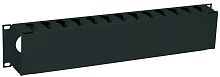 ITK Кабельный органайзер с крышкой 19" 2U черный | код CO05-2MCM | IEK